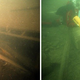 Los restos del prototipo del Habakkuk, en el fondo del Lago Patricia. Fotos: Divermag